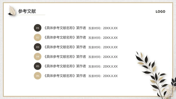 棕色复古小清新风格通用毕业答辩ppt模板毕业答辩1
