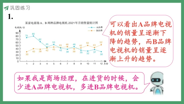 新人教版数学五年级下册9.4  统计课件