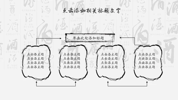 中国风酒文化宣传通用PPT模板