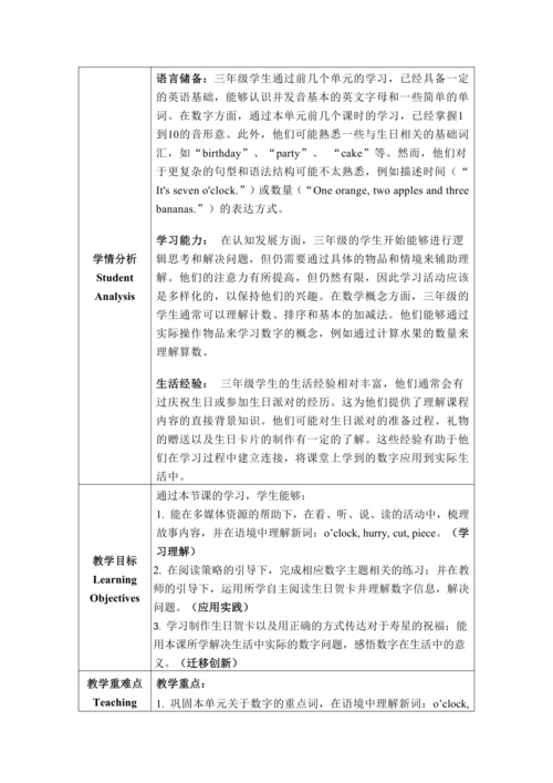 Unit 6 Useful numbersPart B Start to read & Part C