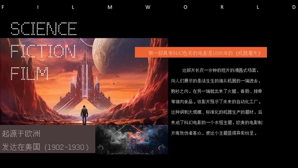 科幻电影通用PPT课件