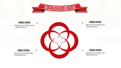 红色大气中国税务国税地税局工作总结PPT