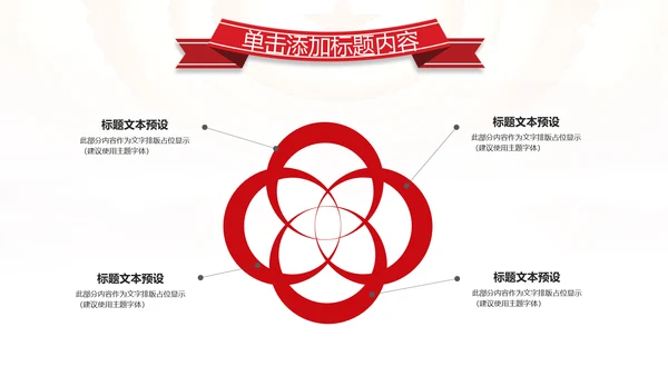 红色大气中国税务国税地税局工作总结PPT