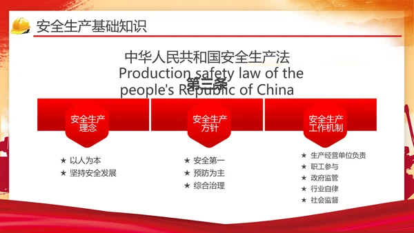 安全生产月第一责任人通用PPT模版