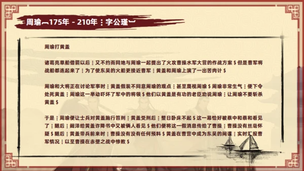 《三国演义》人物介绍通用PPT课件模板