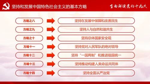 不忘初心牢记使命十九大报告学习PPT模板