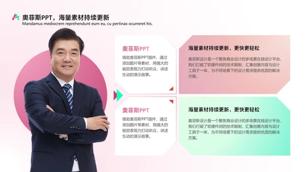 商务风通用红色扁平咨询报告PPT套装