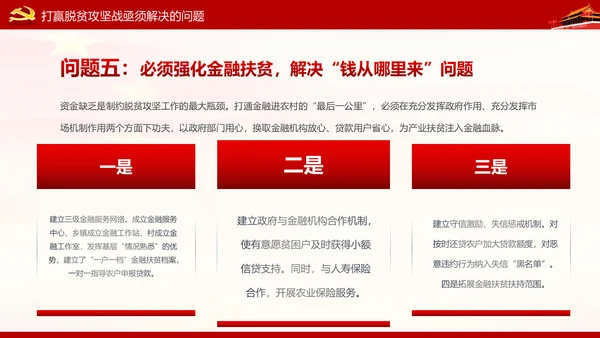 精准扶贫精准脱贫打赢脱贫攻坚战PPT