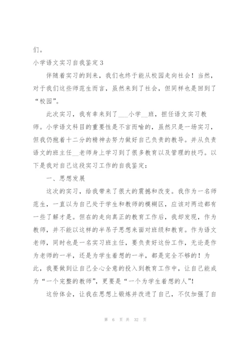 小学语文实习自我鉴定.docx