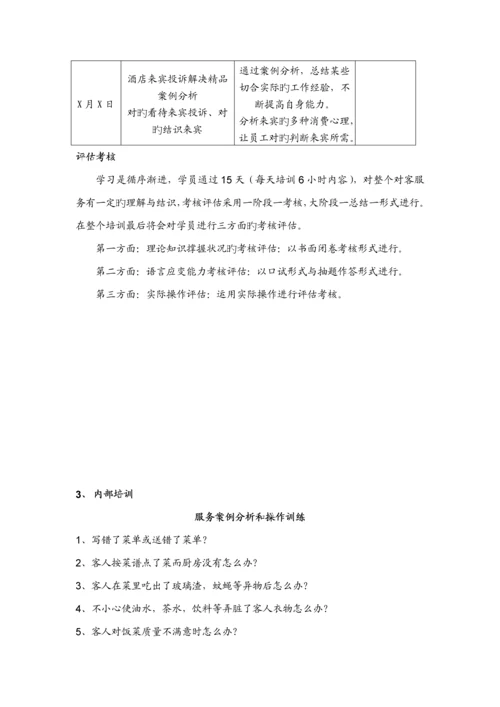 j连锁酒店新员工培训专题方案.docx