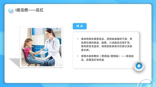 蓝色水彩简约微粒体护理小讲课企业培训PPT护理查房