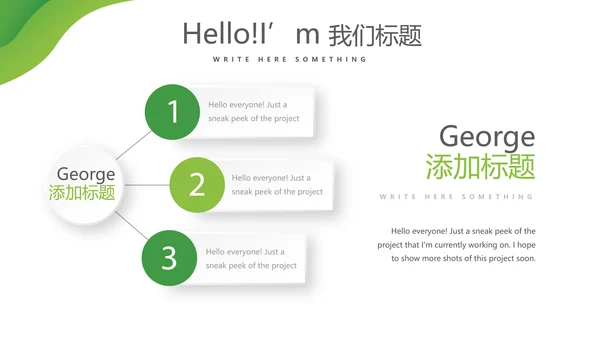 绿色清新医疗学术报告动态PPT