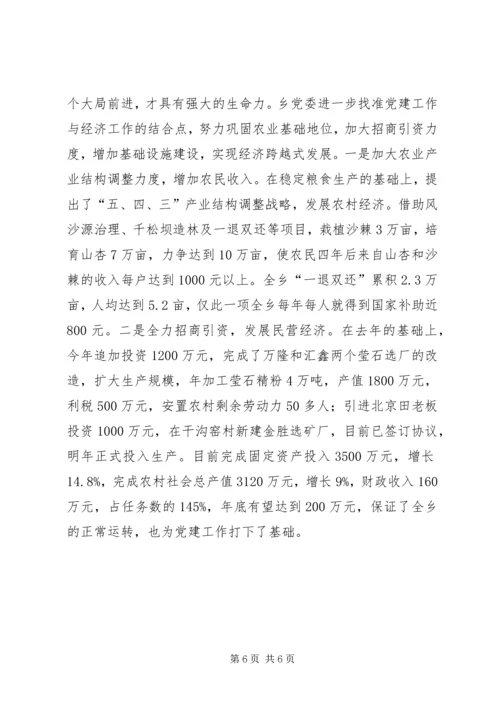 乡镇基层党建工作总结总结.docx