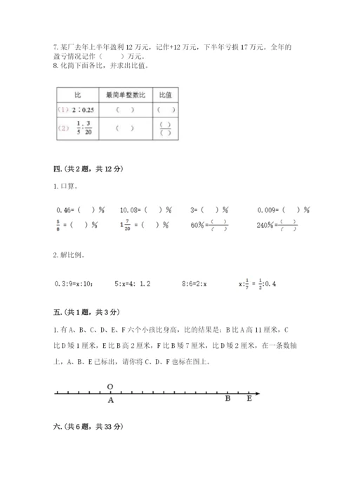 青岛版六年级数学下学期期末测试题附答案【实用】.docx